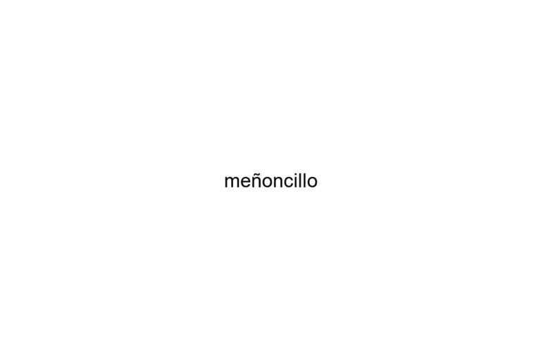 meoncillo