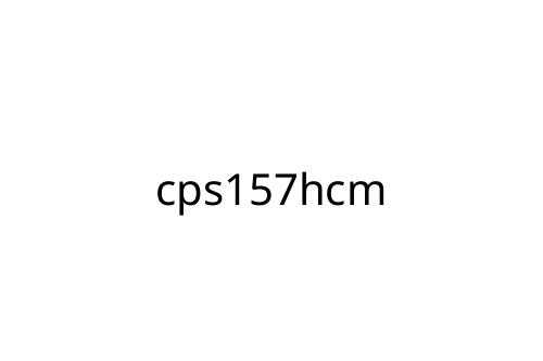 cps157hcm