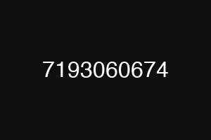 7193060674