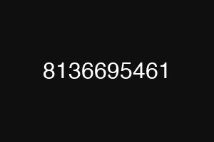 8136695461