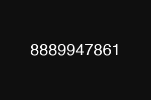 8889947861